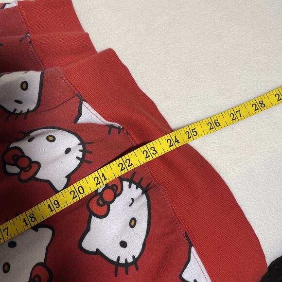 EUC- Sanrio Hello Kitty Red Pullover Sweatshirt Women’s Medium - Picture 6 of 7